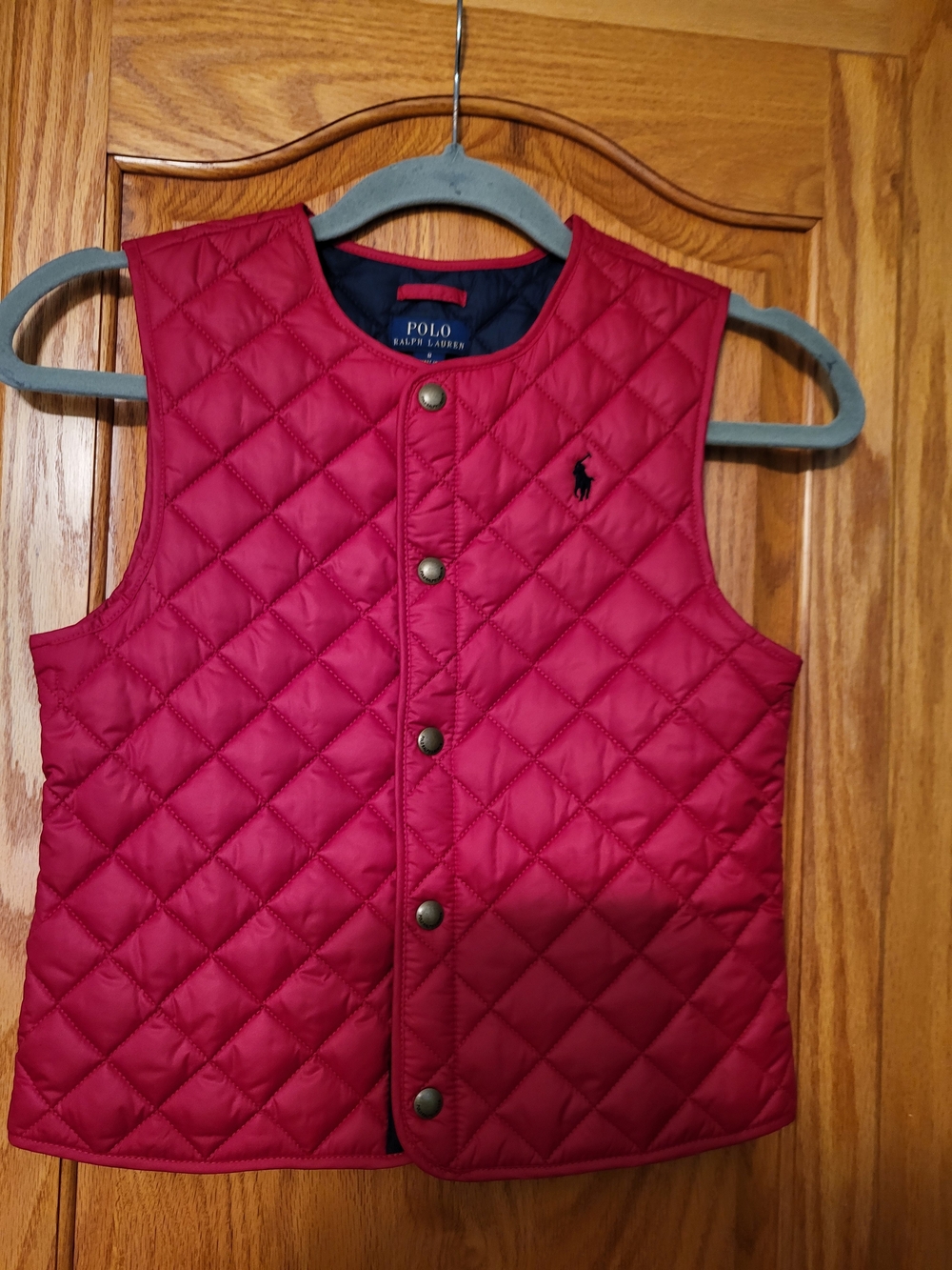 Polo by Ralph Lauren Quilted Crimson Kids Vest